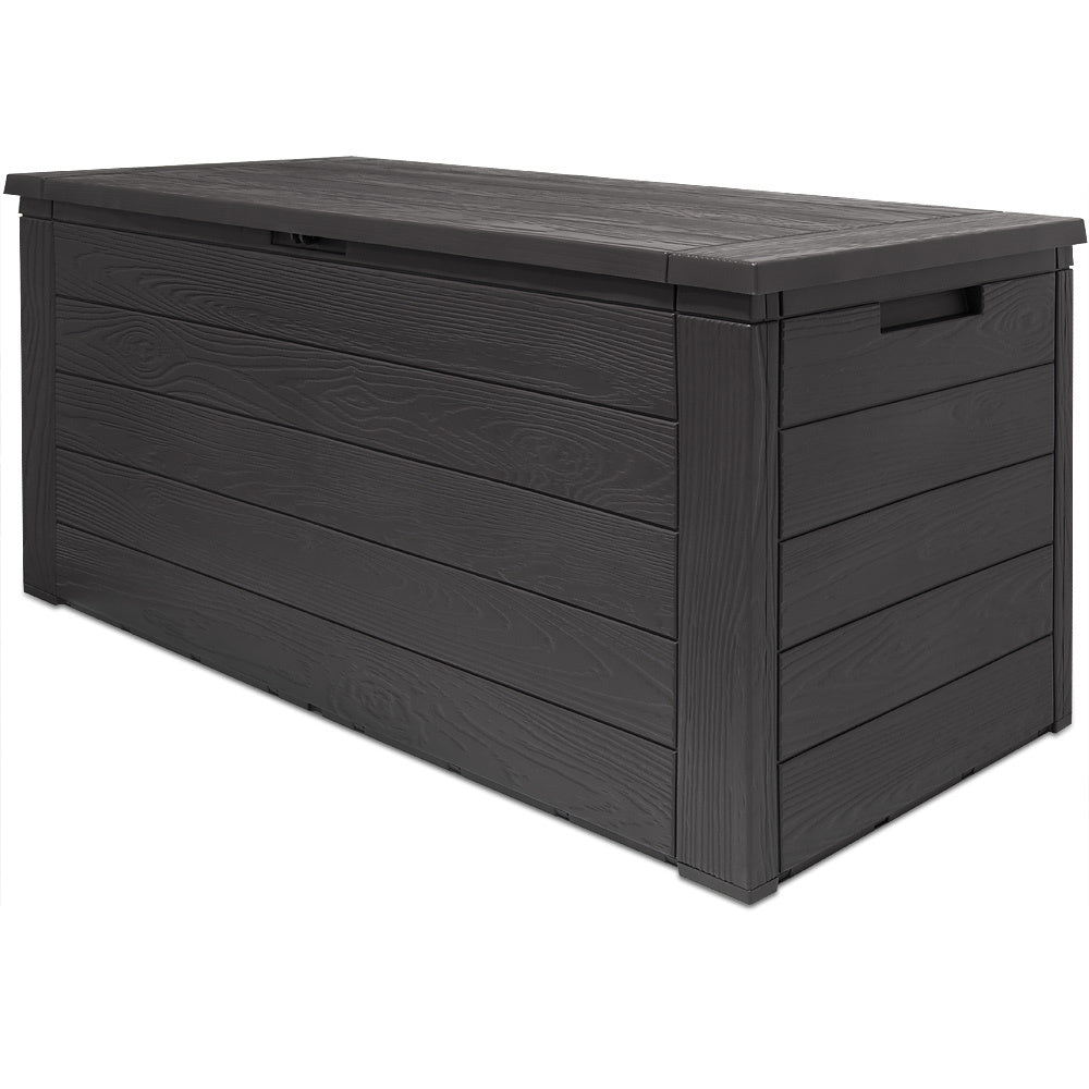 Deuba Opbergbox Antraciet 120 x 46 x 57cm - Buiten - Geschikt voor terras, balkon en tuin