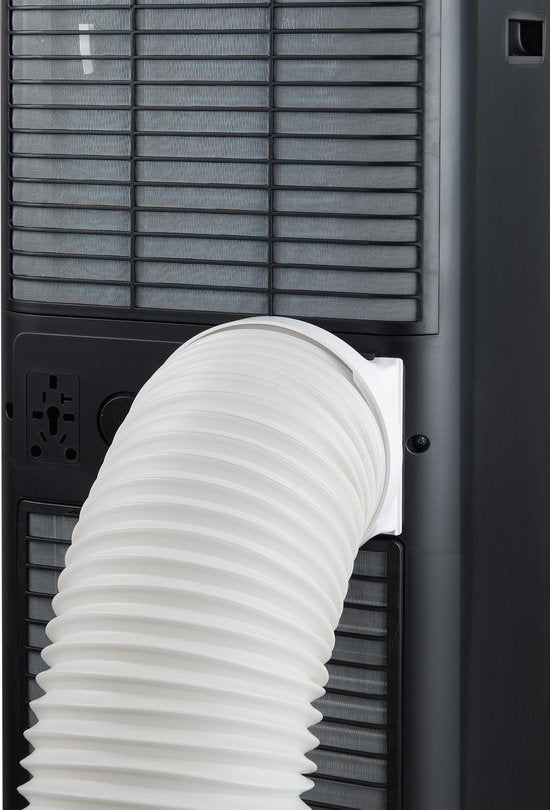 MOA Mobiele Airco - 9000 BTU - Geschikt voor Ontvochtiging - Inclusief Wieltjes - incl. Raamafdichting Kit - Zwart - A010B