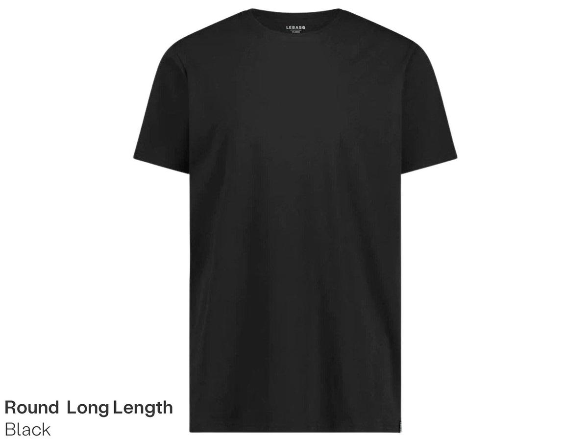LebasQ Fit T-Shirt - Long of Regular Fit - maat XXL - White Davis V Neck