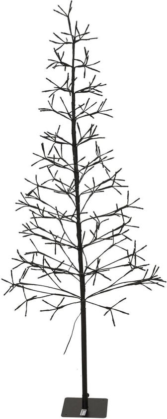 Ambiance Kunstkerstboom met 280 LED 150 cm en Metalen Voet – Multi – Polypropyleen