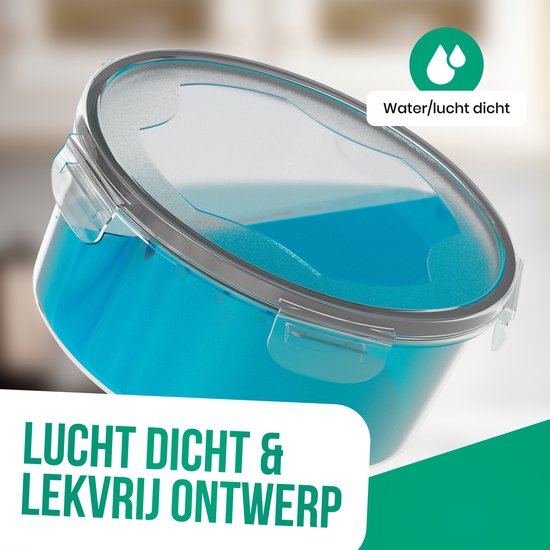 Strex Vershoudbakjes Met Deksel - Meal Prep Bakjes - Plastic Bakjes - 18 Delige set - BPA Vrije Diepvriesbakjes