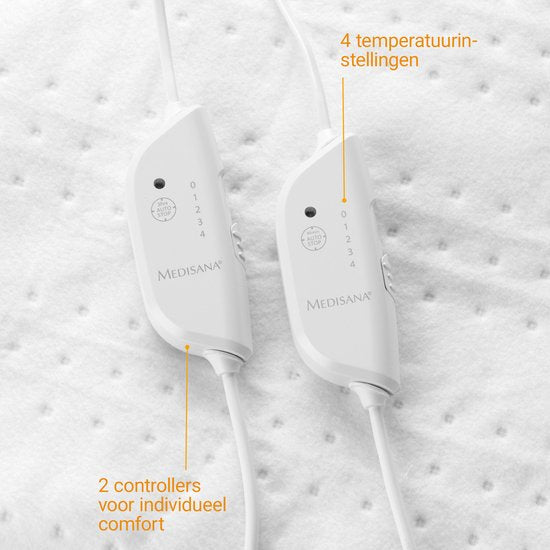 medisana HU 676 - Kingsize Warmte-onderdeken, XL afmeting, 2p, 4 temperatuurstanden