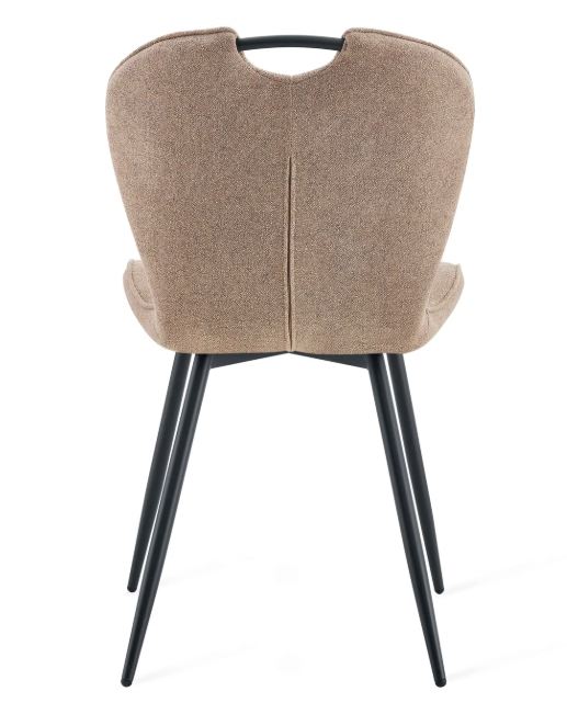 Multifurn Sten Eetkamerstoel Set van 2 - Taupe - 48 x 40 x 120 cm