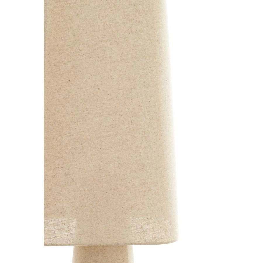 Light and Living Mikko Vloerlamp - Linnen - 40x40x176cm - Naturel