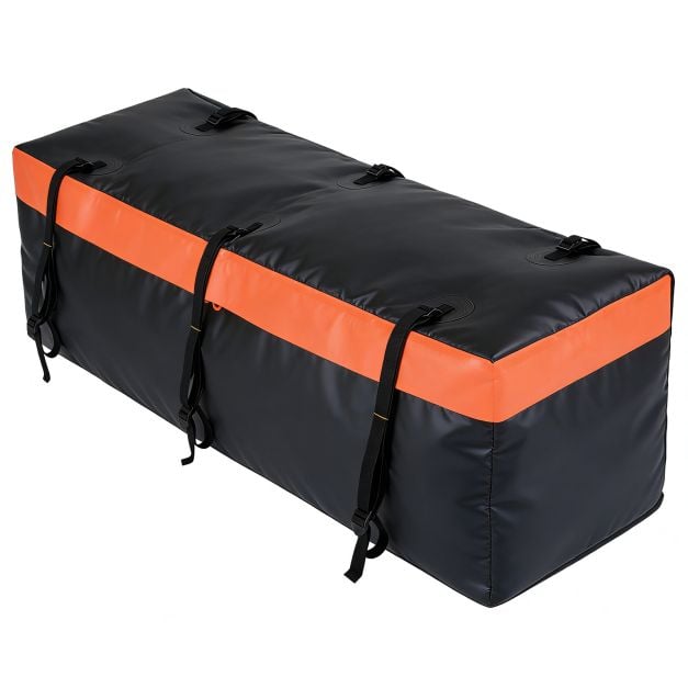 Coast Bagagetas voor Trekhaakdrager – 255 L – 129 x 42 x 45 cm – Oranje en Zwart