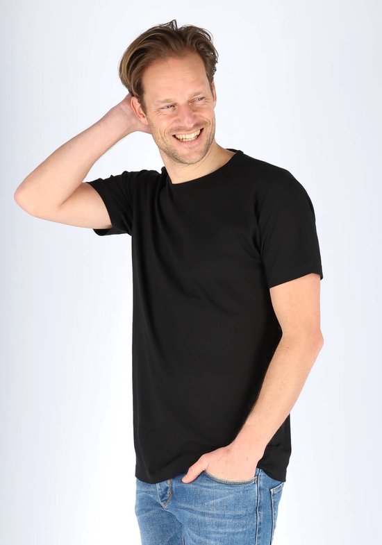 Alan Red Derby O-Hals Heren T-Shirt Black (2Pack) - Zwart - Maat S