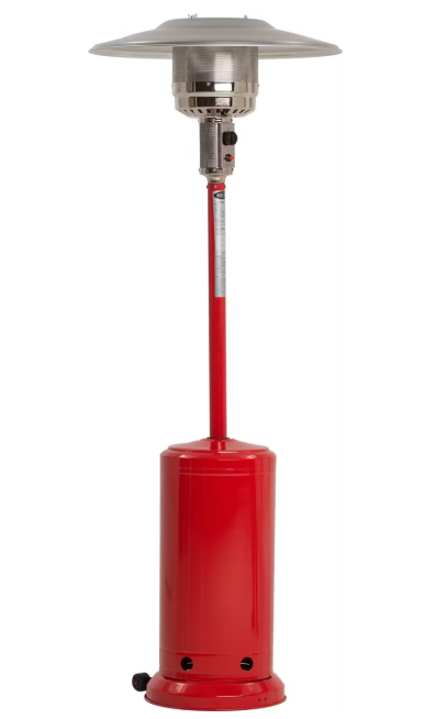 Boretti Nero Terrasverwarmer Rood – 221x81x81 cm – Inclusief Gasdrukregelaar
