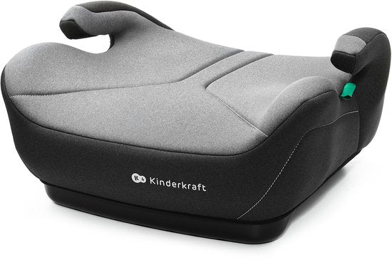 Kinderkraft I-BOOST 2 i-Size - Zitverhoger - Autostoel Booster - 125-150 cm 22-36 kg – 6-12 Jaar – R129 Goedgekeurd – Grijs