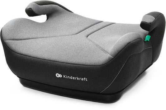 Kinderkraft I-BOOST 2 i-Size - Zitverhoger - Autostoel Booster - 125-150 cm 22-36 kg – 6-12 Jaar – R129 Goedgekeurd – Grijs