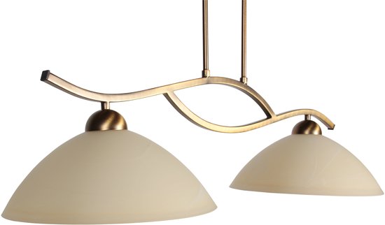 Steinhauer - hanglamp - Anthea - brons - glas metaal - design lamp - E27 - 4325BR