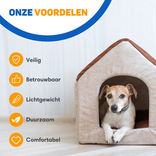 Vulpes Goods® Pets - Hondenhalsband geschikt voor Apple AirTag - Apple Airtag Halsband voor Honden Pro - Veilig, lichtgewicht, reflecterend & comfortabel - Anti-kras en Waterbestendig - Incl. 2 accessoires - 43-51 CM - L