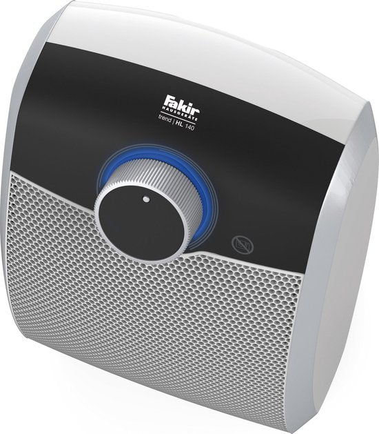 Fakir Trend HL 140 Keramische Kachel Ventilator - Elektrische Verwarming met 2 Verwarmingsniveaus - Wit/Zilver