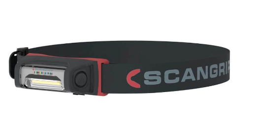 Scangrip I-Match 3 Oplaadbare Hoofdlamp 250 Lumen - Sensorbediening - CRI+ - IP65 - Zwart