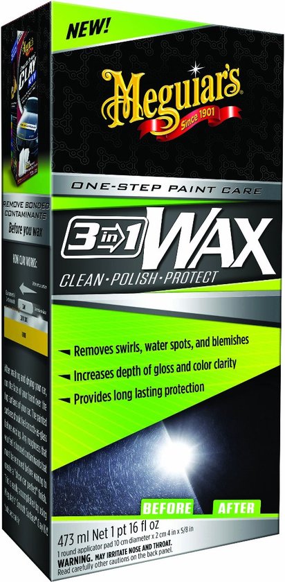 Meguiar's 3-in-1 Wax - Autowax - 473 ml