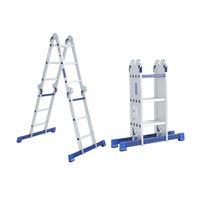 ALDORR Home Vouwladder - 4 x 3 Treden - 3,50 m - Zonder Platform