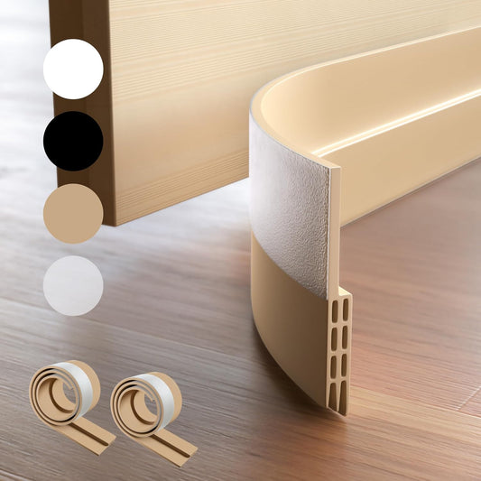 Five Dots Siliconen Deurafdichting - 2 Stuks - Pine Wood Bruin