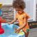 Step2 Spiral Slide Watertafel 66 x 66 x 57,1 cm – Blauw/Rood – 13-delige Accessoireset