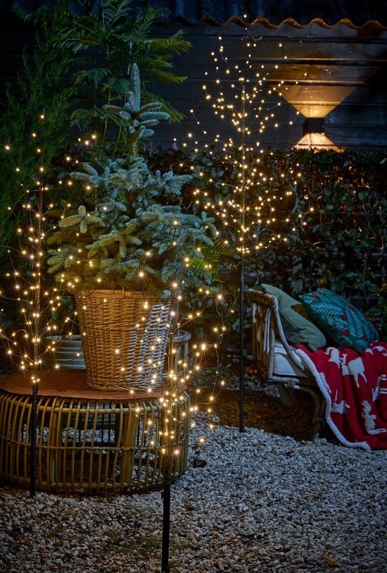 Luca Lighting Boom met Warm Witte LED Verlichting - H200 x Ø18 cm - Zwart