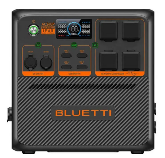 Bluetti Draagbare accu 1843Wh - Max. 3600W – Grijs – 42 x 29,4 x 41 cm