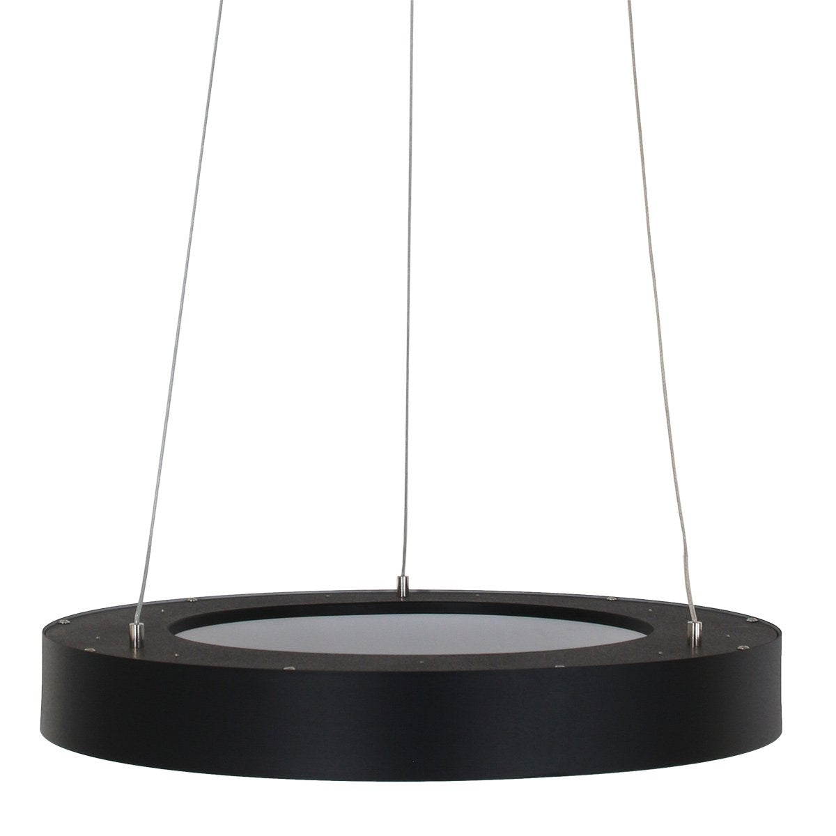 Steinhauer Ringlede Hanglamp - Rond - Verstelbaar - 48cm - Zwart