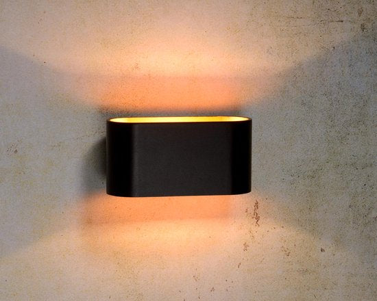 Lucide XERA - Wandlamp - 1xG9 - Zwart