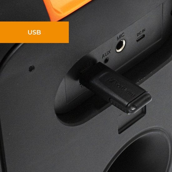 Denver Bluetooth Speaker Party Box - Discolichten - Incl. Afstandsbediening - Microfoon Aansluiting - BPS250
