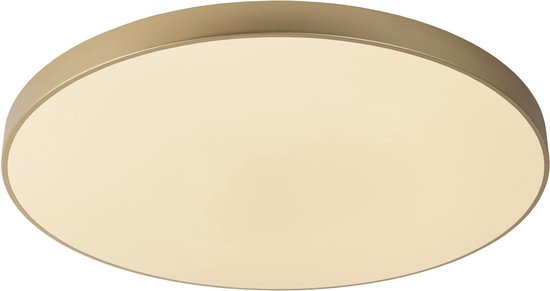 Lucide UNAR - Plafonnière (Plafondlamp) - Ø 80 cm - LED 3 StepDim - 1x80W 2700K - Mat Goud / Messing