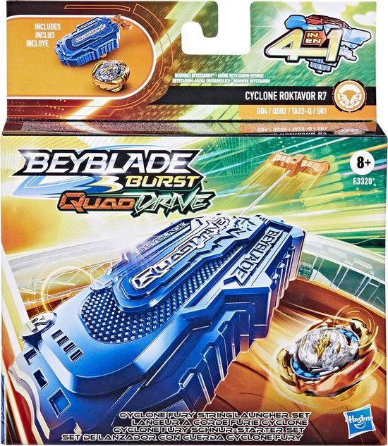Beyblade Cyclone Fury Touw Lanceerderset - Tol