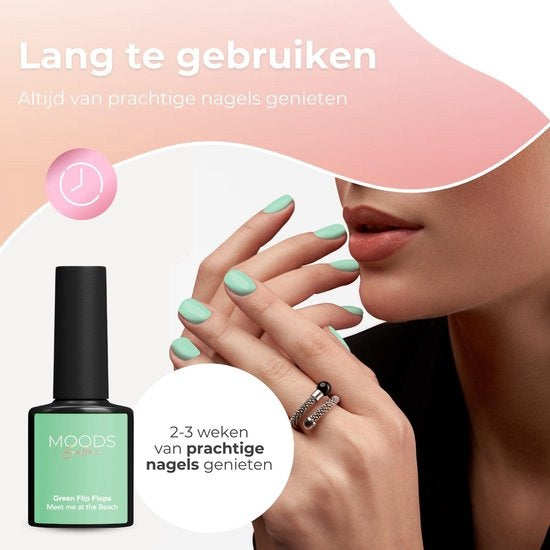 Moods Gellac 6-delige Set - Gel Nagellak - 8ML - Meet me at the Beach Edition - Gellac - Nagels - Gellak Starterspakket - Zomerse Kleuren
