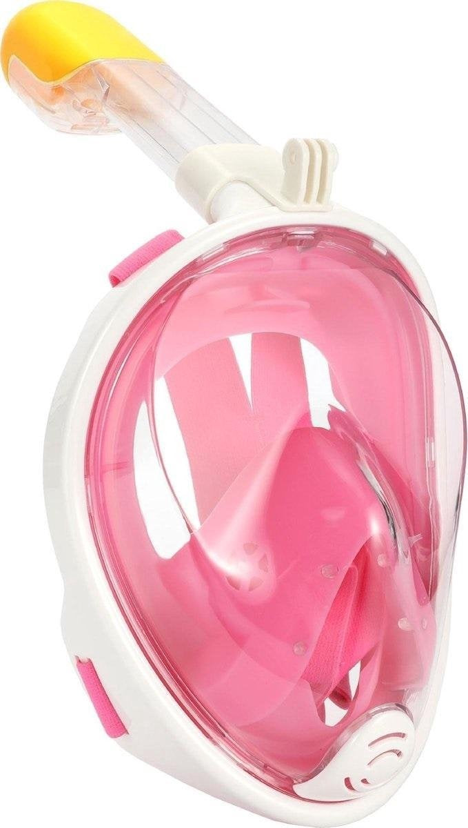 Gadgy Duikmasker Full Face Kinderen - Duikbril met Snorkel - Snorkelset Kinderen - Snorkelmasker Kind - Roze - Snorkelen en Duiken in 2024
