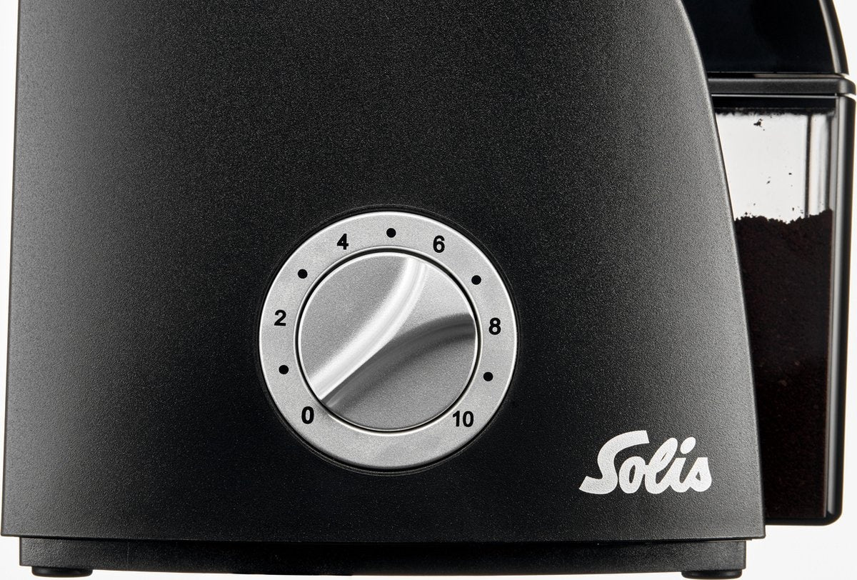 Solis Scala Zero Static Elektrische Koffiemolen - bonenmaler - Zwart