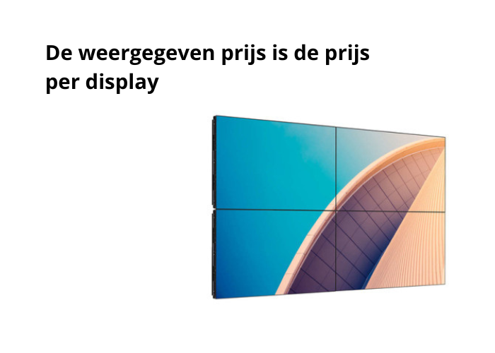 Philips Videowall Display 55BDL2105X/00 - 4K Ultra HD - 3,5 mm