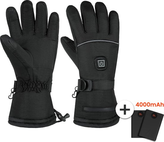 TTD® Verwarmde Handschoenen Oplaadbaar - Maat XL - Elektrische Handschoenen met Verwarming - Verwarmde Wanten - Batterij Verwarmde Handschoenen Heren en Dames - Unisex