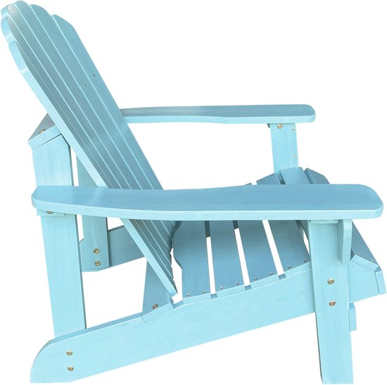 AXI Carmen Adirondack Stoel – Houten loungestoel met armleuningen – Hoge rugleuning - 90,5x78,4x93cm