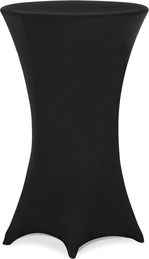 Statafelrok – 5 Stuks Ø 60-65cm Stretch - Zwart