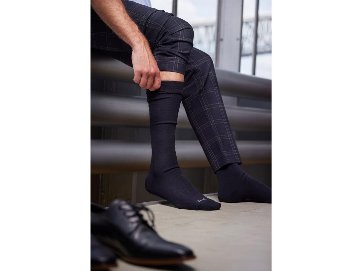 Comfort Essentials Merinowollen Kniekousen - Duurzaam & Comfortabel - maat 43-46 - dark melange