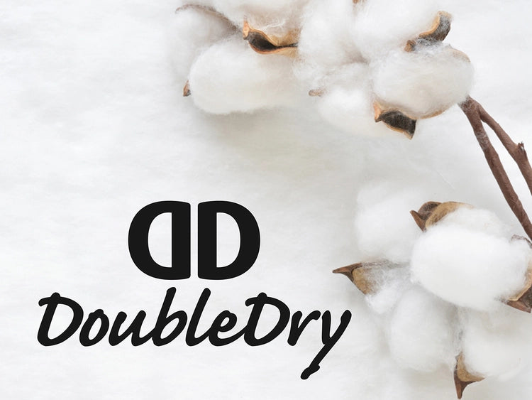 DoubleDry Hoeslaken - Flanel - 90 x 200 cm - wit