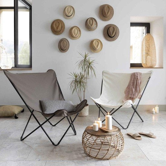 Lafuma Pop Up XL - Vlinderstoel - Inklapbaar - Grès/Taupe