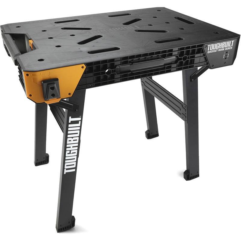 ToughBuilt QuickSet Werkbank WB-700 – Snel inklapbaar – 855 × 787 × 603 mm – Zwart