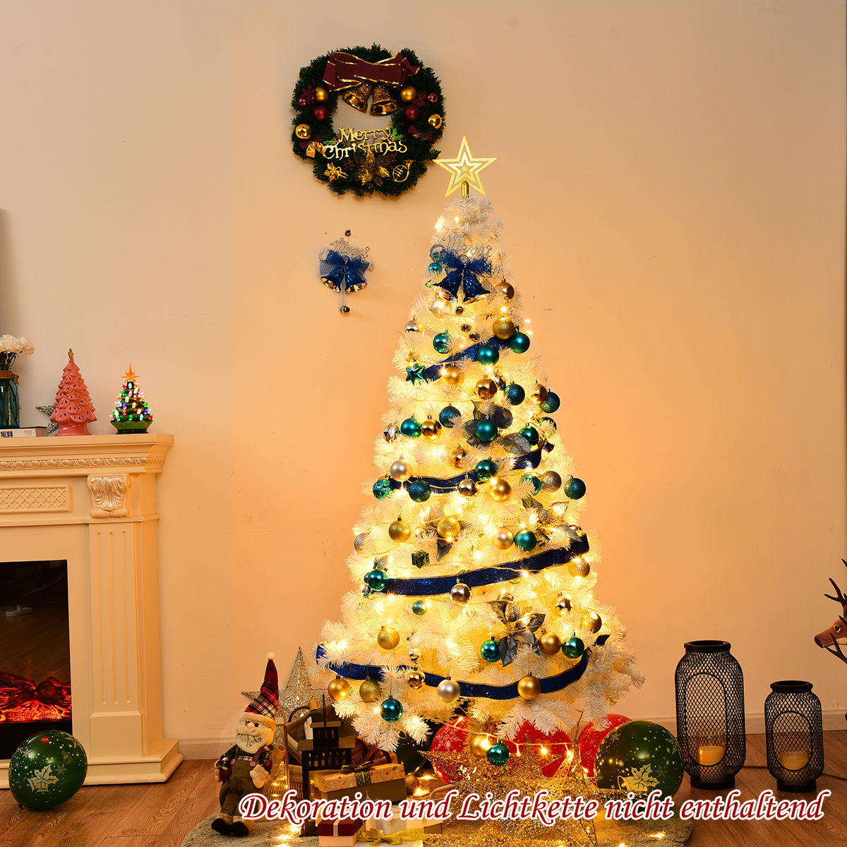 Coast Kunstkerstboom met Metalen standaard - 150 cm - Wit