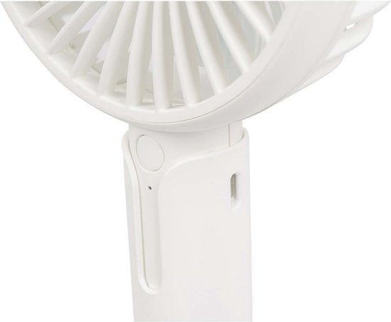 Bo-Camp - Handventilator - Met houder - Oplaadbaar