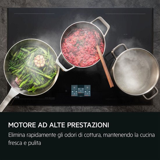 AEG DGE5861HM inbouwafzuigkap - Hob2Hood - 77 cm - RVS