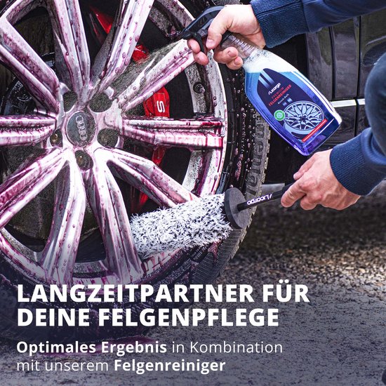 Icargo Microvezel Velgborstel Extra Dun 40 cm - Flexibele Velgenborstel voor Diepe Velgbedden en Smalle Spaken - Zwart