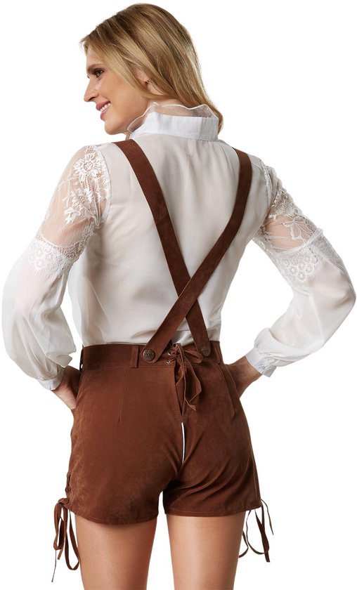 Dressforfun Lederhose Ammersee XXL - verkleedkleding kostuum halloween verkleden feestkleding carnavalskleding carnaval feestkledij partykleding - 302814