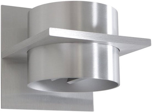 Wandlamp Muro 3366ST Staal G9, verstelbare schotjes, kunststof en metaal, modern design 12x12x14 cm, Steinhauer