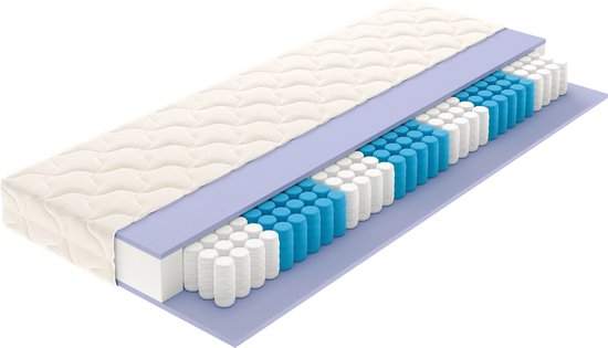 Vitality Pur - Flex Comfort Matras - Pocketveer met koudschuim