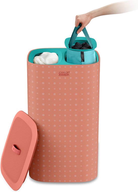 Joseph Joseph - Tota Pop Wasmand 2x30 Liter - Kunststof - Oranje