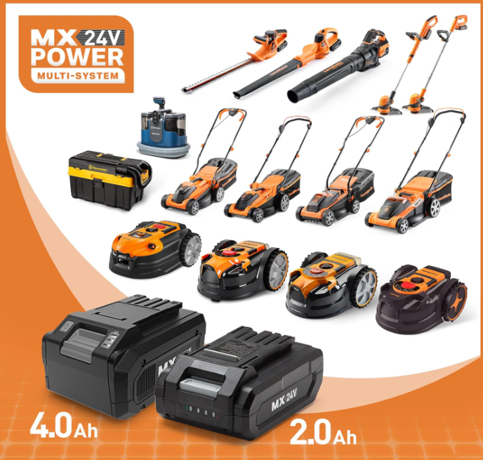 LawnMaster VBRM18AMIDR Robotmaaier - Geel - 72,5 x 42,5 x 32,3 cm - Tot 500 m²
