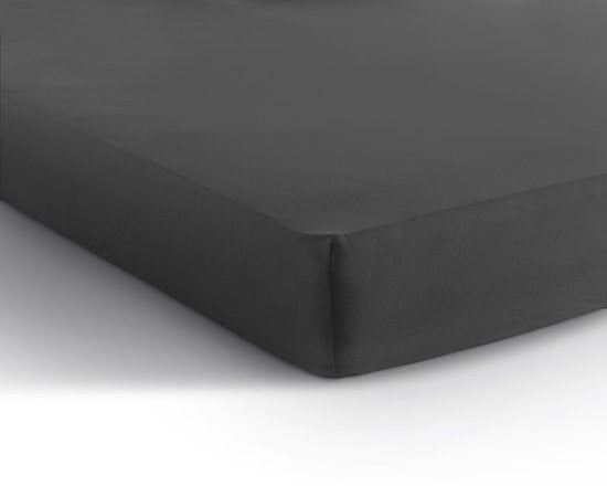 Dreamhouse Jersey Stretch Hoeslaken - 100% Katoen - 80/90/100x220 - Antraciet