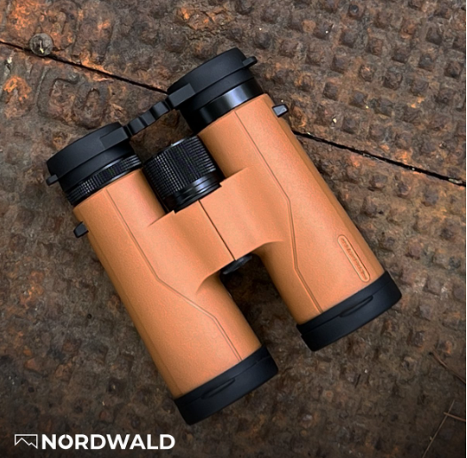 Nordwald 10x42 Verrekijker - Cognac - Met Smartphoneadapter